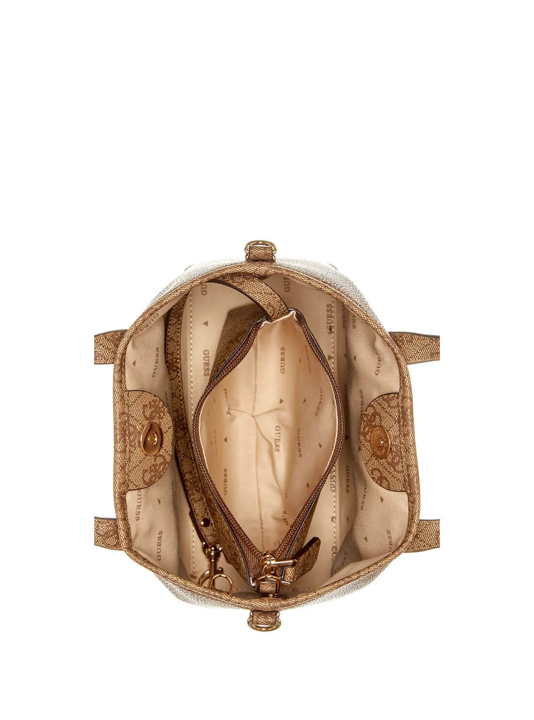 Beige Latona Mini Tote Bag