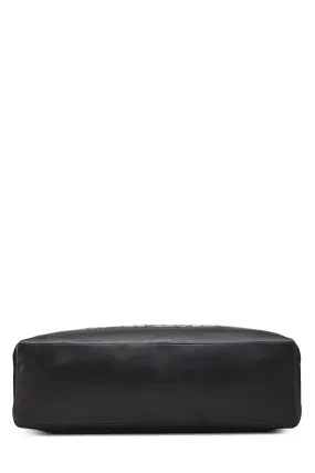 Chanel,  Black Leather Essential Rue Cambon Shopping Tote Medium, Black