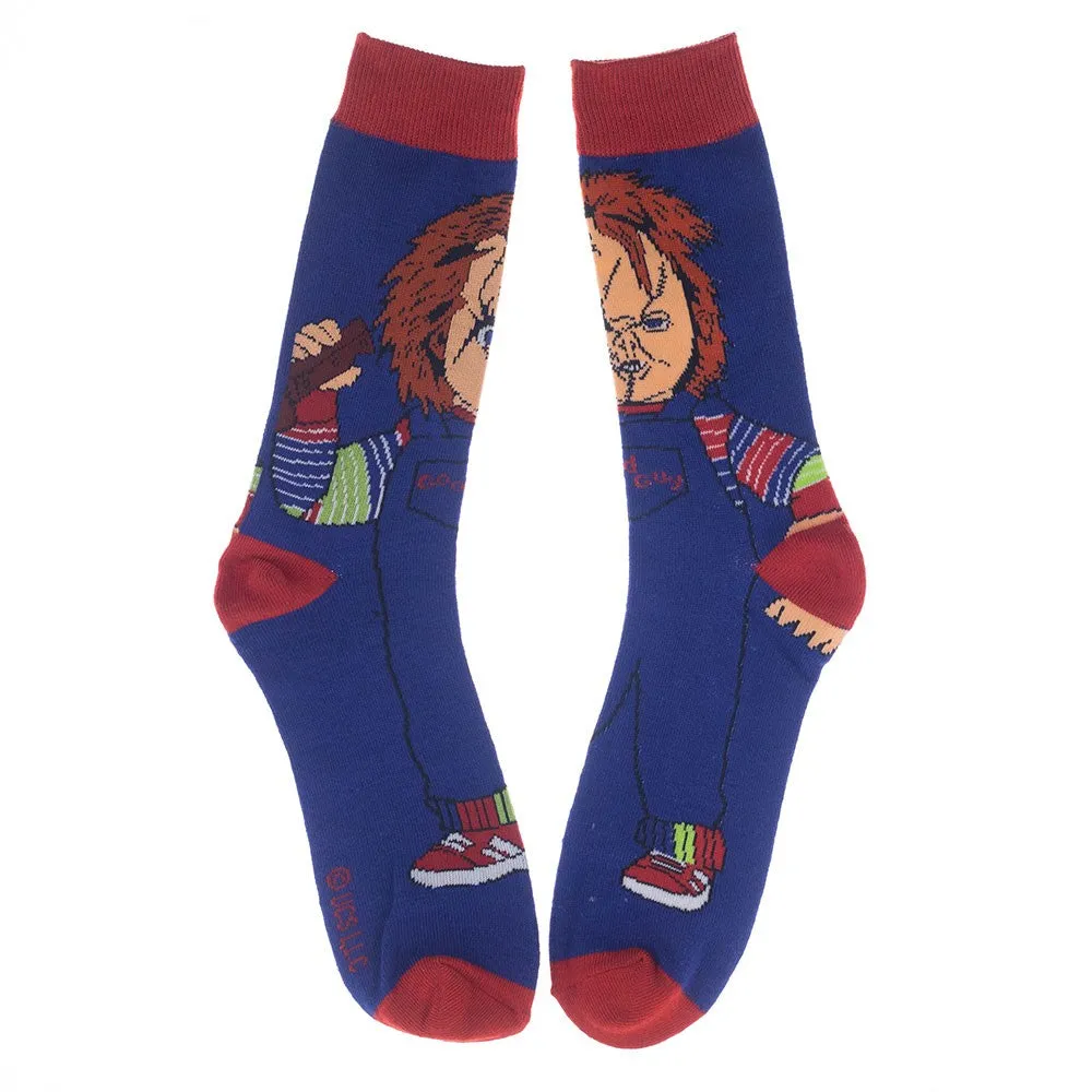 Child's Play Chucky 3 Pack of Crew Socks