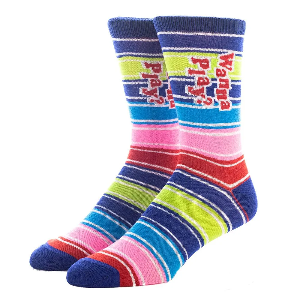 Child's Play Chucky 3 Pack of Crew Socks