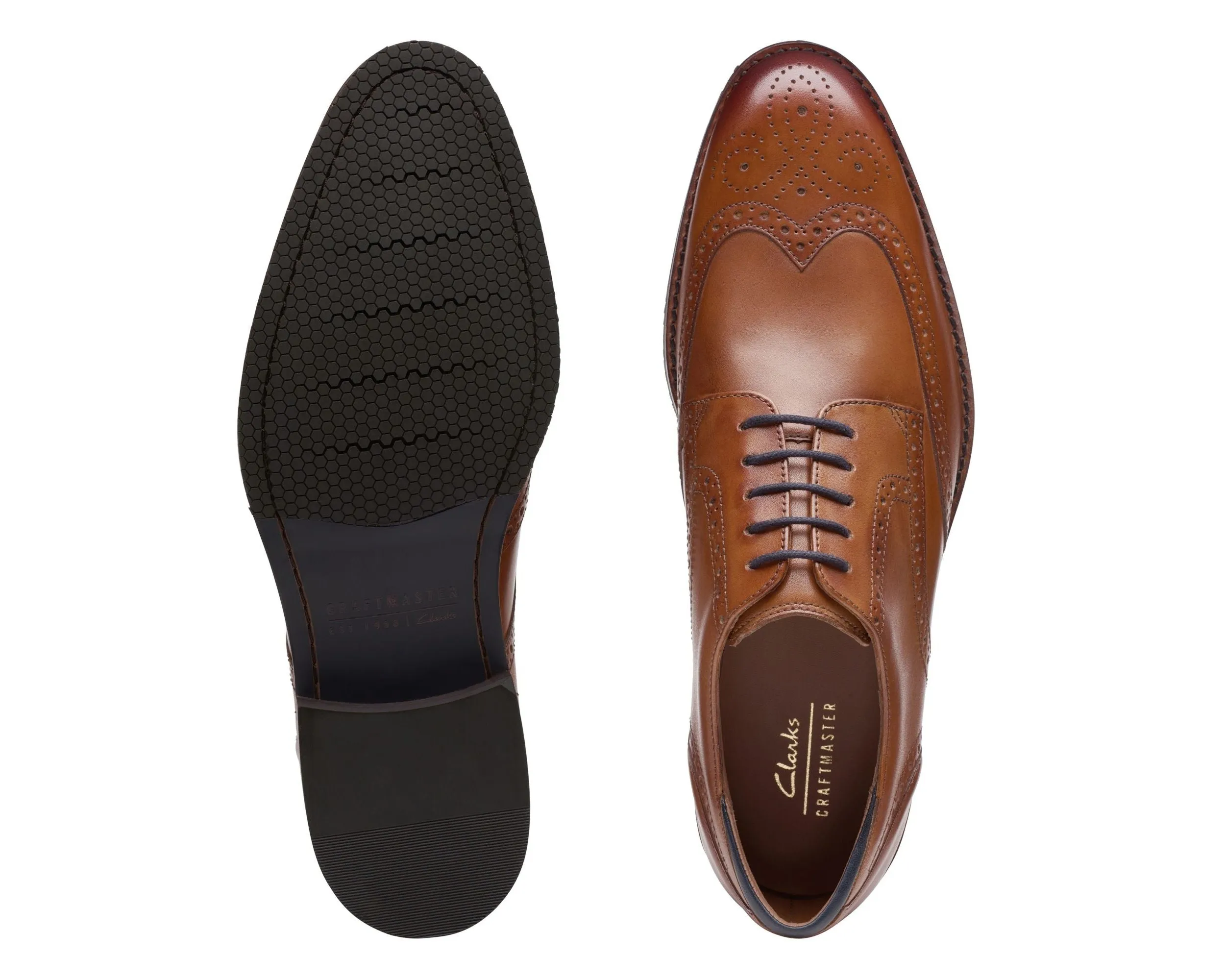 Clarks CraftArloLimit Tan Leather - Standard Width