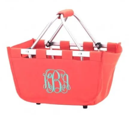Collapsible Mini Market Tote Basket Choose Color