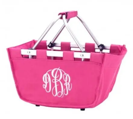 Collapsible Mini Market Tote Basket Choose Color