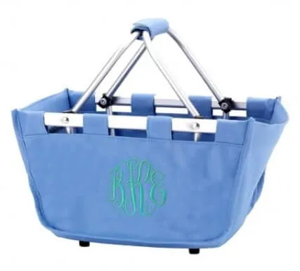 Collapsible Mini Market Tote Basket Choose Color