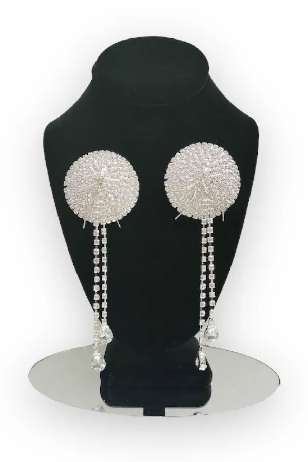 Cone Tassel Rhinestone Nipple Covers
