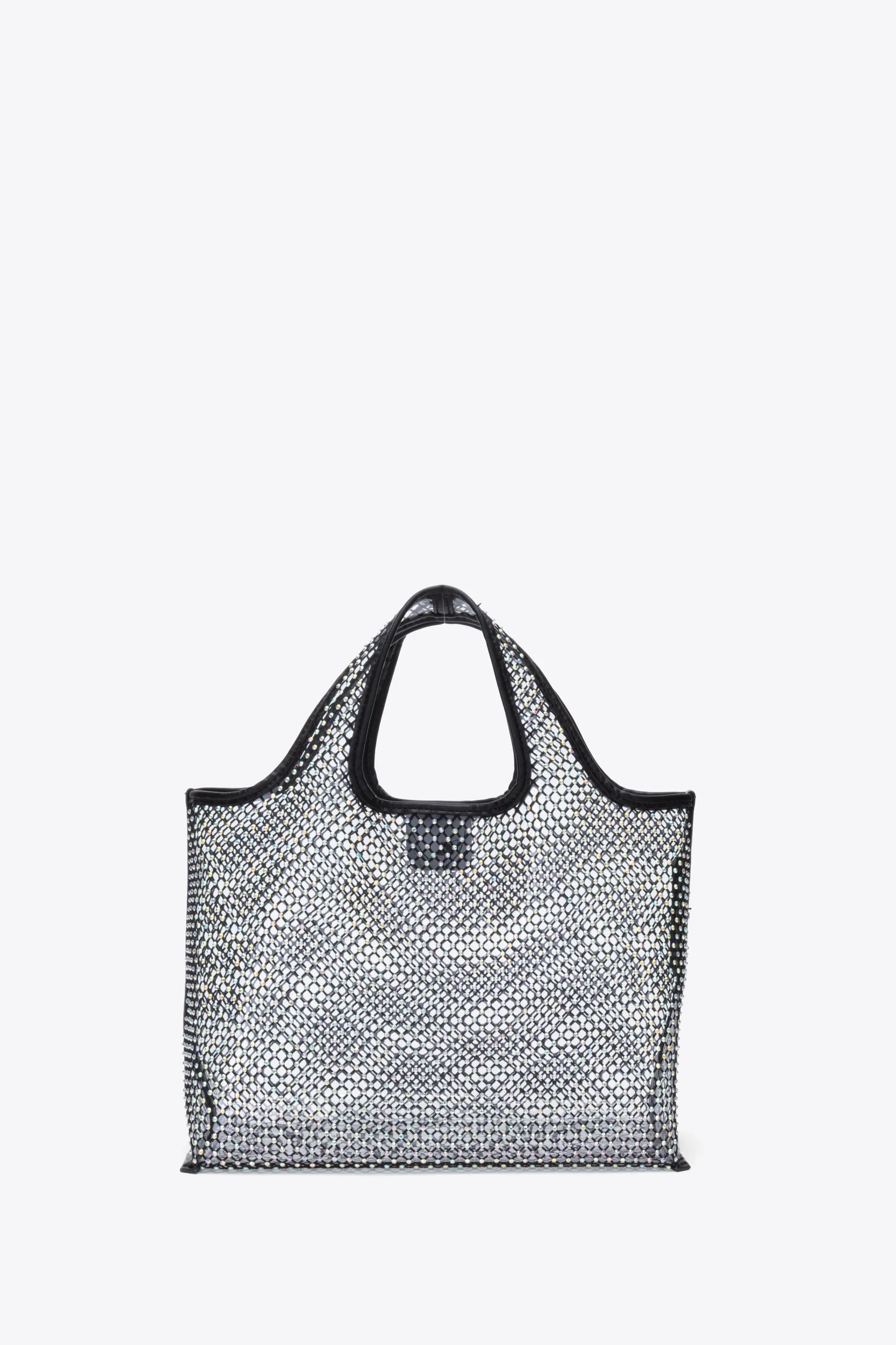 Crystal Mesh Mini Market Tote
