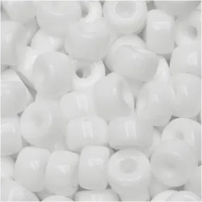 Czech Glass Matubo, 2/0 Seed Bead, Chalk Opaque (20 Gram Tube)