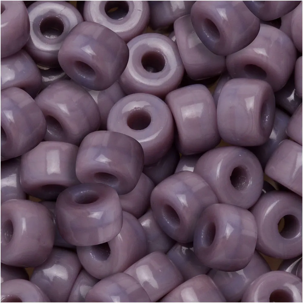 Czech Glass Matubo, 2/0 Seed Bead, Purple Opaque (20 Gram Tube)
