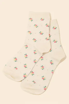 Dainty Flower Socks