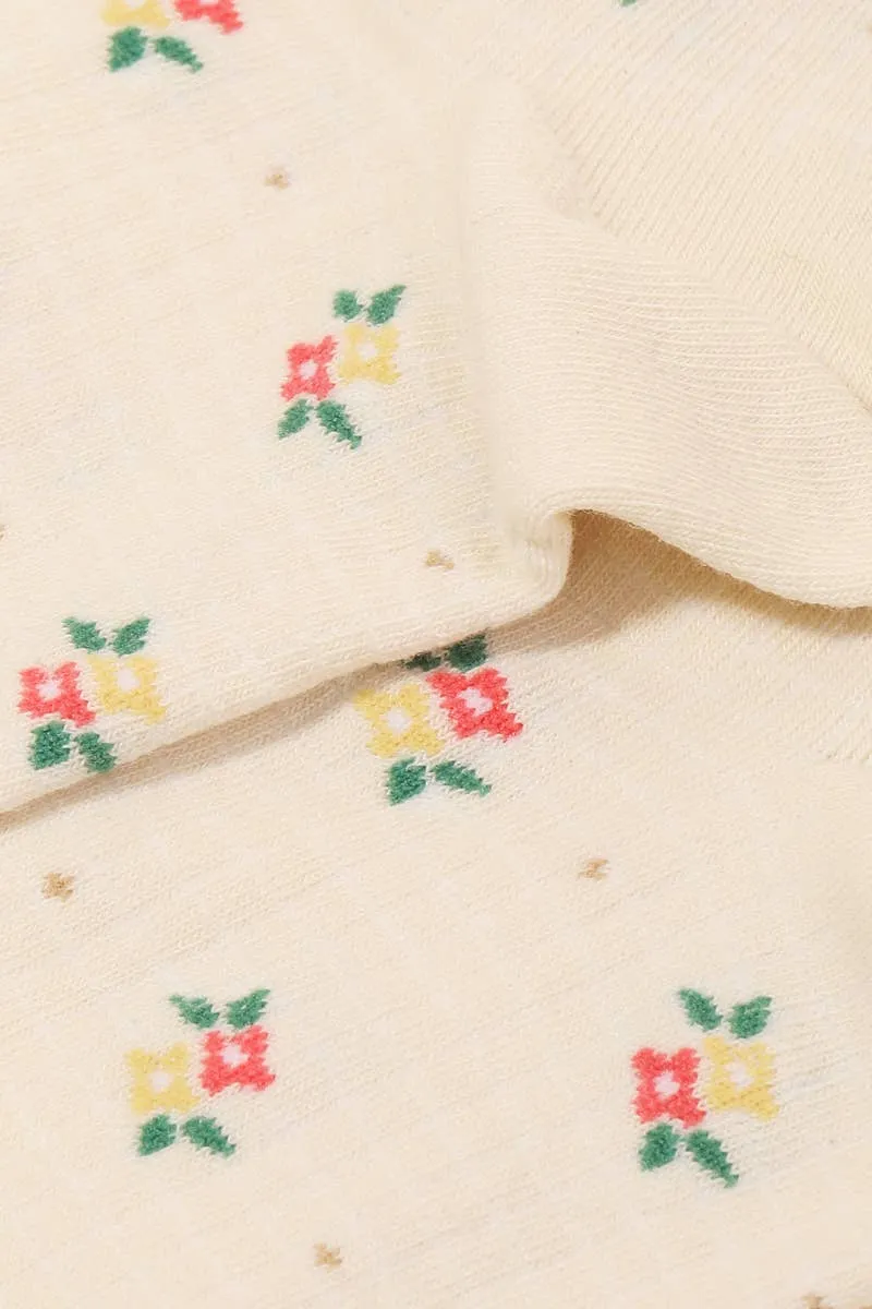 Dainty Flower Socks