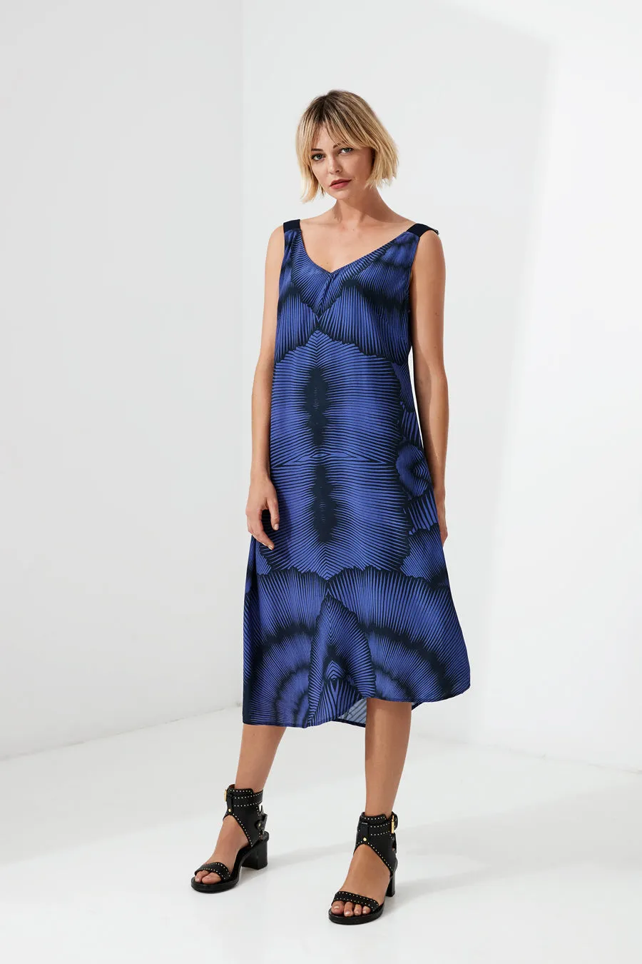 Dash Dress - Steel Blue