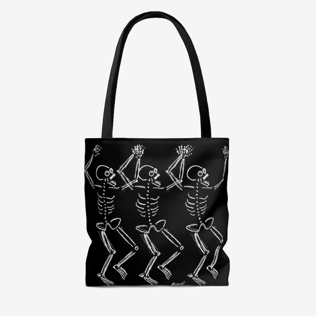 Eskeleto Bailando X3 Tote Bag