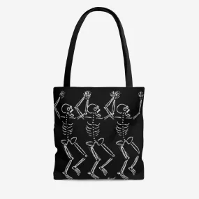 Eskeleto Bailando X3 Tote Bag
