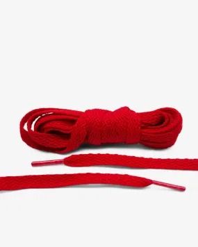 FLAT SHOE LACES - RED