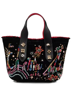 Frangibus Small Starlight Strass Tote Bag in Black