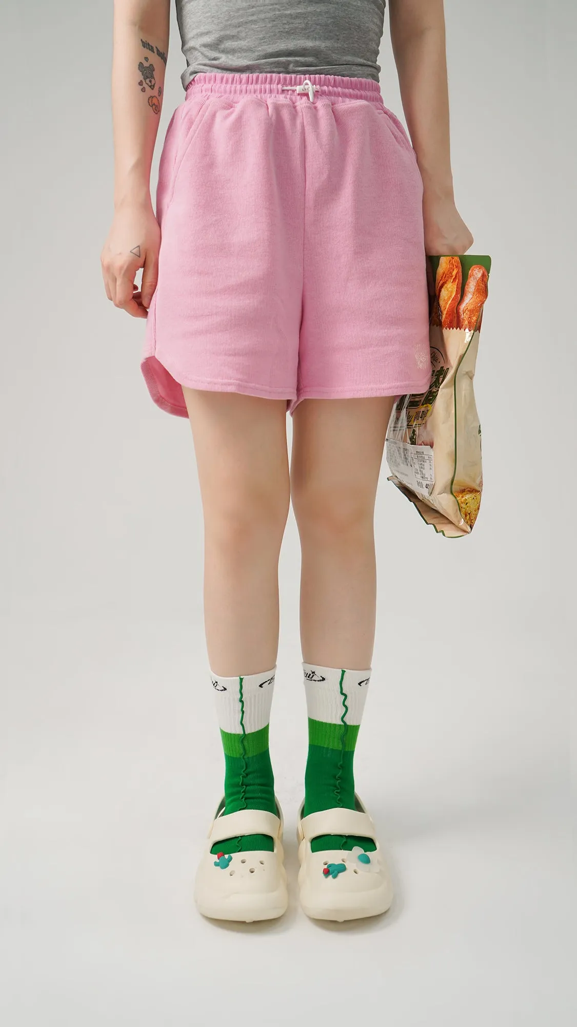 Frilly Color High Socks