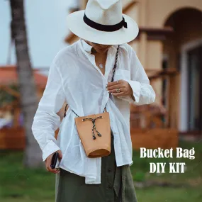 Full Grain Leather Bucket Bag DIY Kit