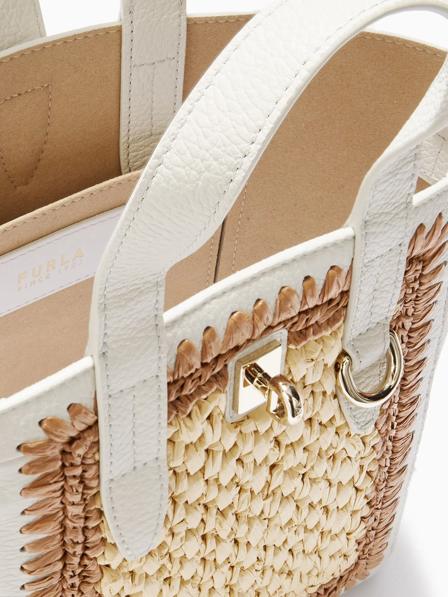 Furla Net Mini Tote Marshmallow