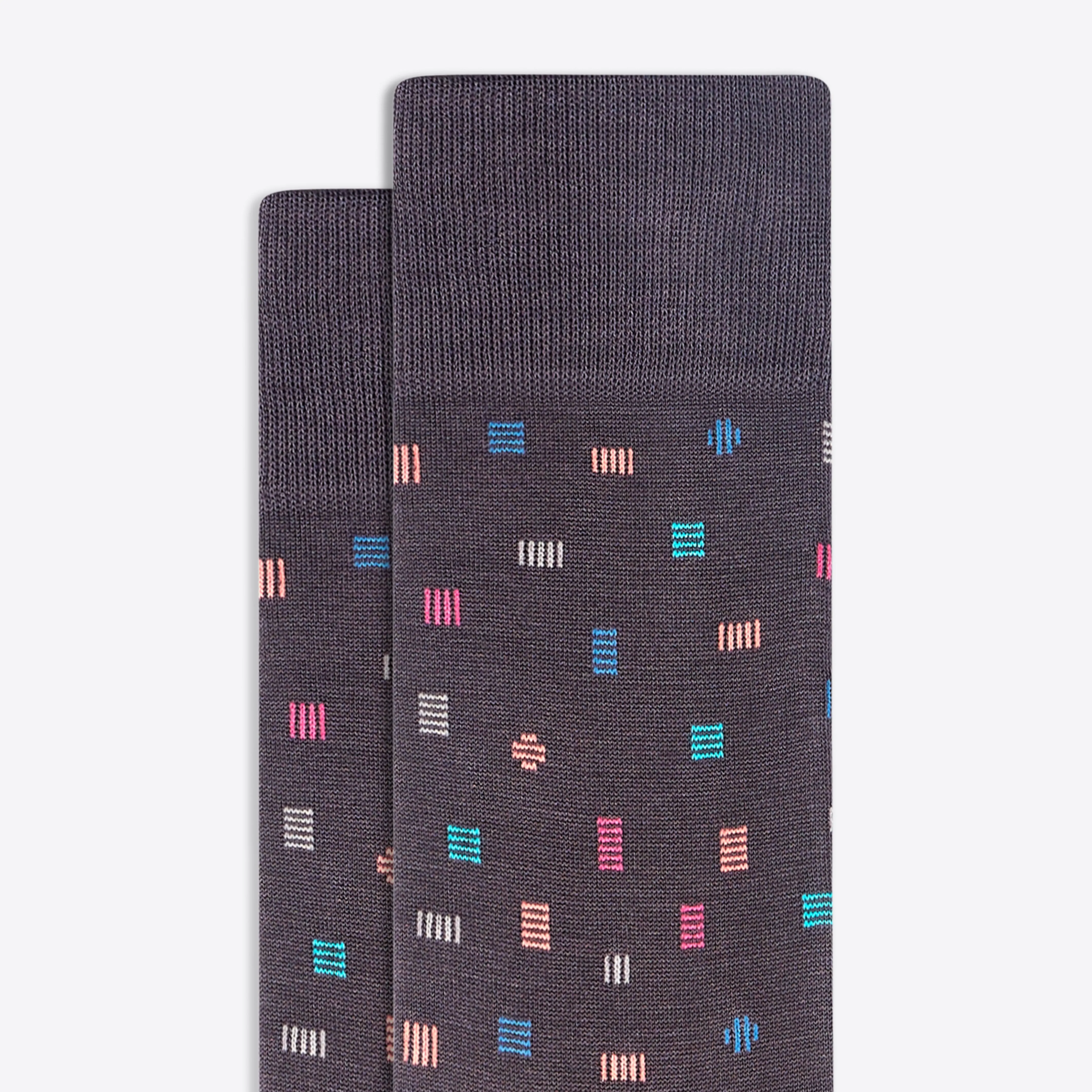 Geometric Mid-Calf Socks