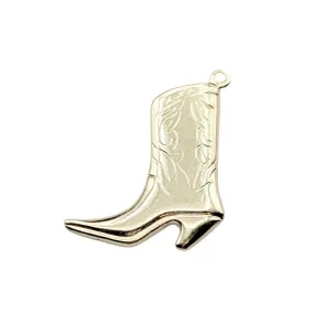 Gold Filled Cowboy Boot Charm