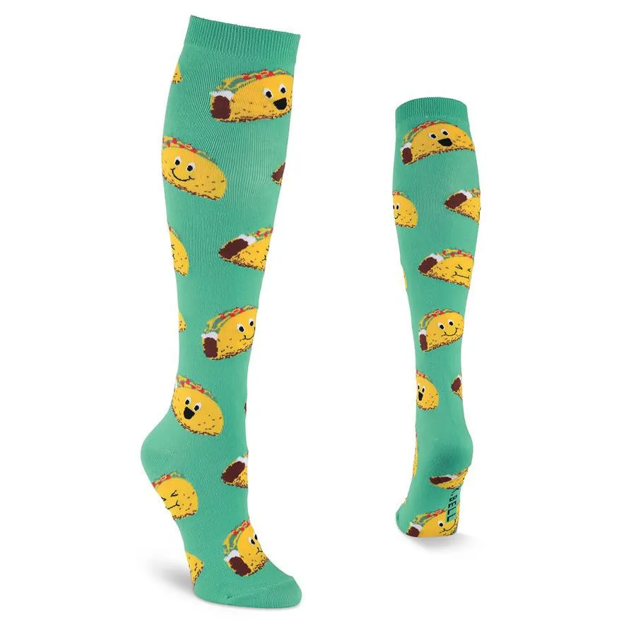 Happy Taco Knee High Socks (Women's)