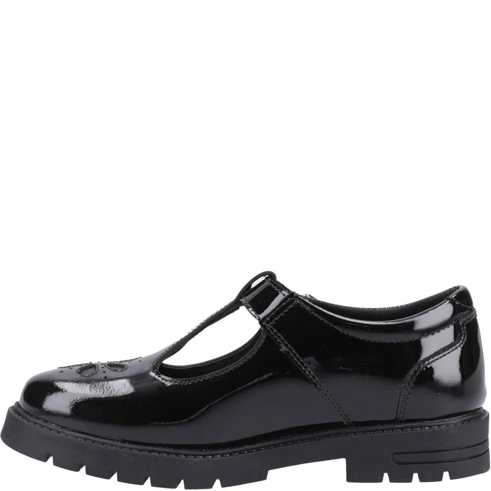 Hush Puppies Fiona Patent Senior School Shoes