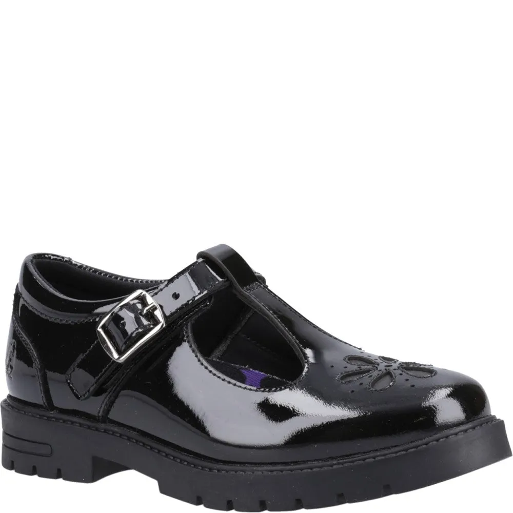 Hush Puppies Fiona Patent Senior School Shoes