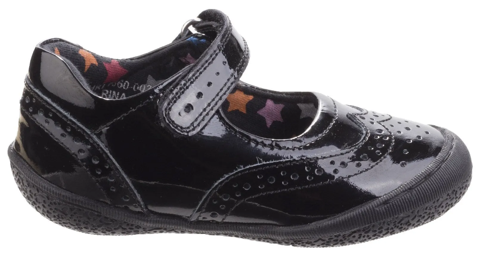 Hush Puppies Rina Infant Patent School Shoe