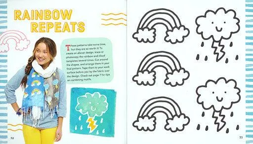 KLUTZ - Design & Dye - With No-Heat Batik (Book and Craft Kit)