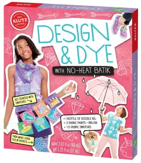KLUTZ - Design & Dye - With No-Heat Batik (Book and Craft Kit)