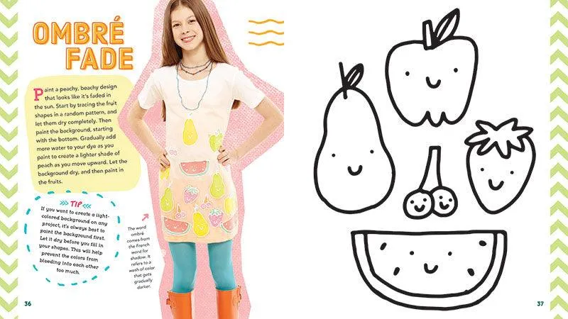 KLUTZ - Design & Dye - With No-Heat Batik (Book and Craft Kit)