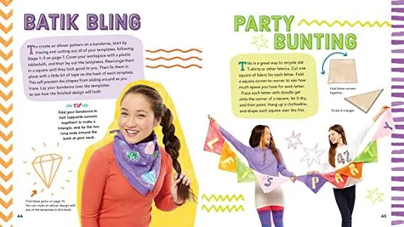 KLUTZ - Design & Dye - With No-Heat Batik (Book and Craft Kit)