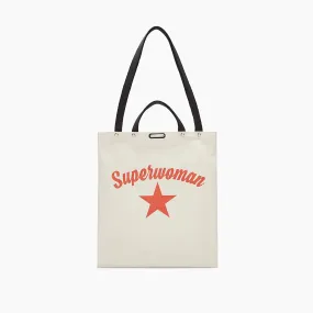 Large Superwoman Tote (Cream)