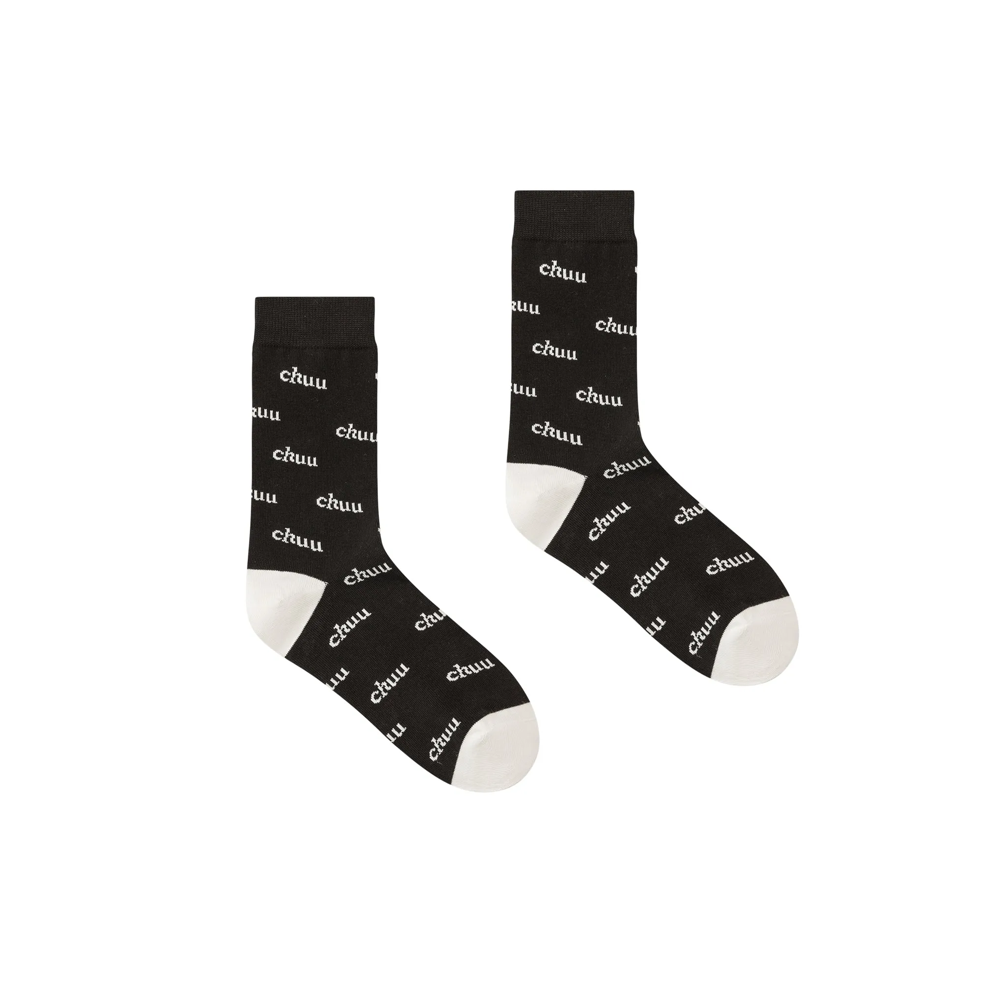 Logo Lettering Color High Socks