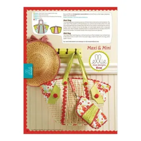 Maxi Tote Bag and Mini Wristlet - Maxi & Mini All Sizes in One Envelope*