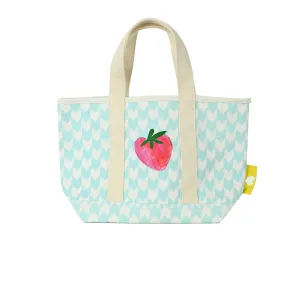 Mini Tote Heart ~ Check Surf