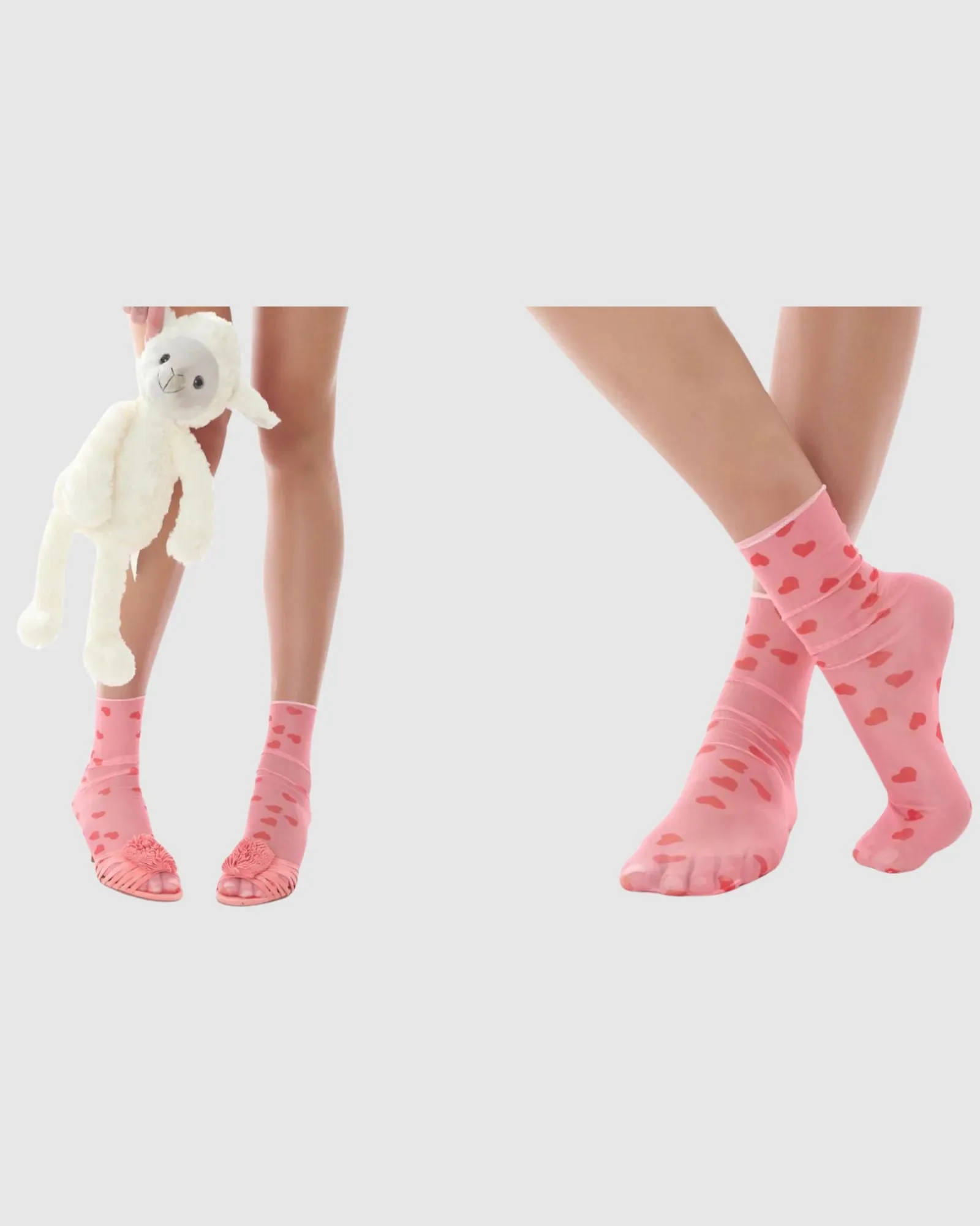Retro Heart Socks