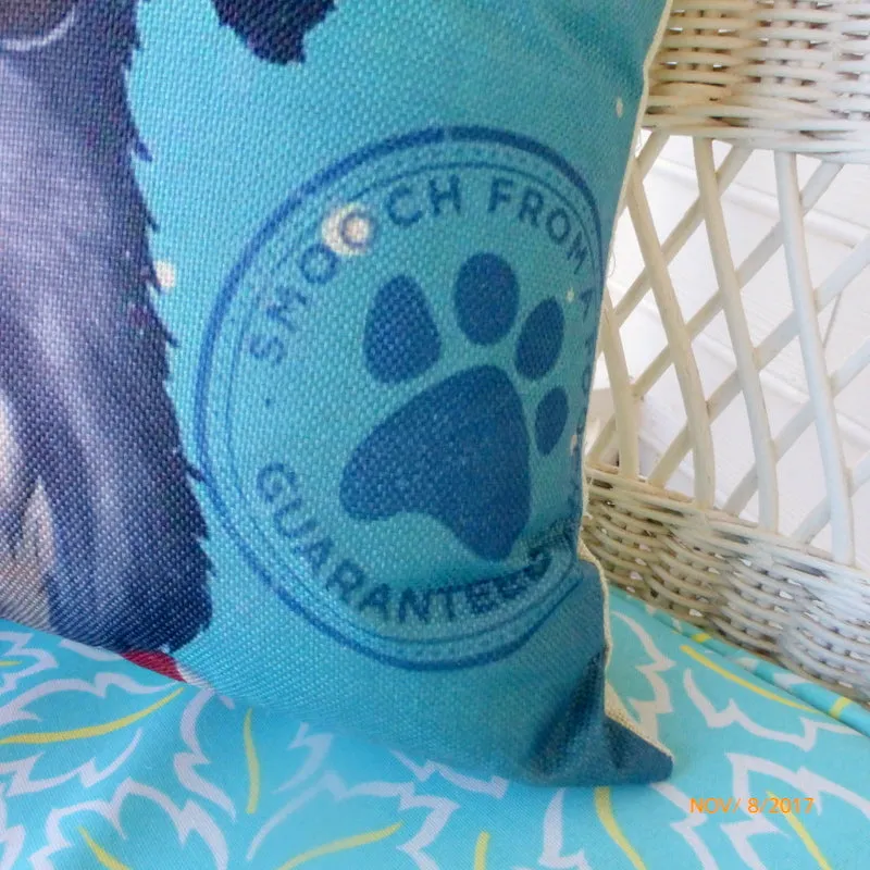 Schnauzer pillow covers, Dog pillows