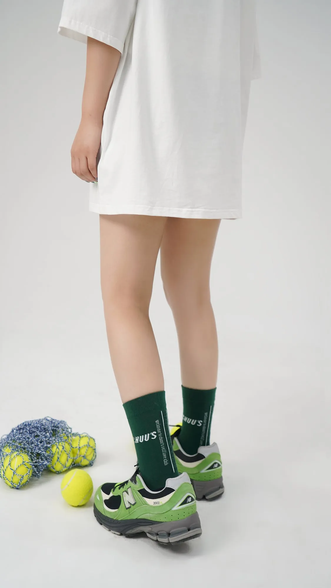 Size Doesnt Matter Color Matching High Socks