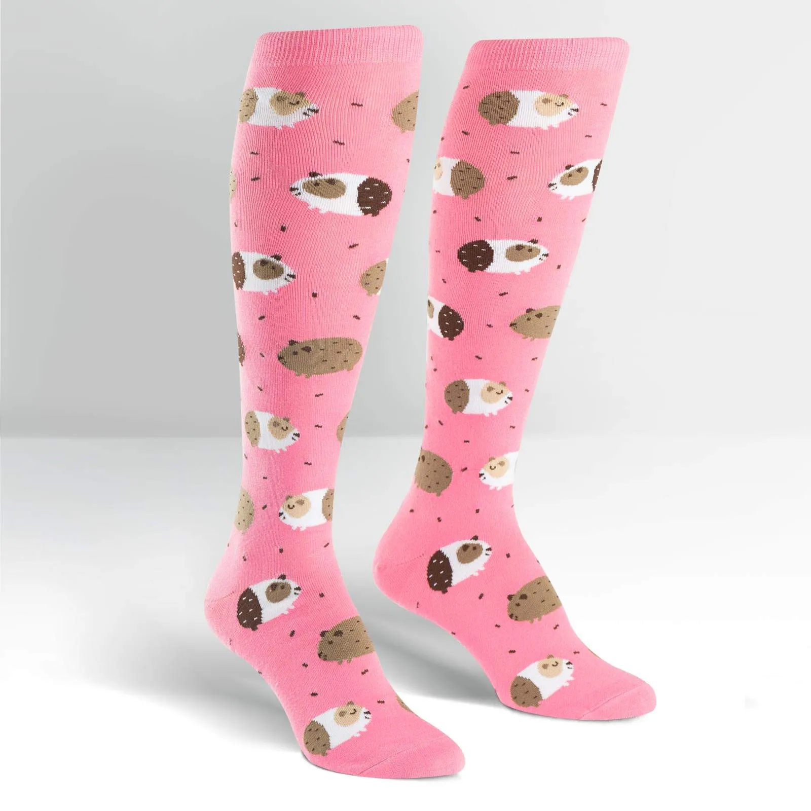 Sock it to Me Fury Friends Gift Box Set styles: Sloth, Foxes in Boxes and Guinea Piggin' Around Knee High