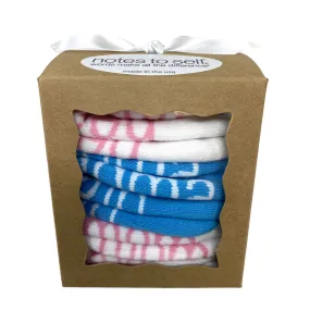 Socks in a Box for grandma - 3-pair gift set