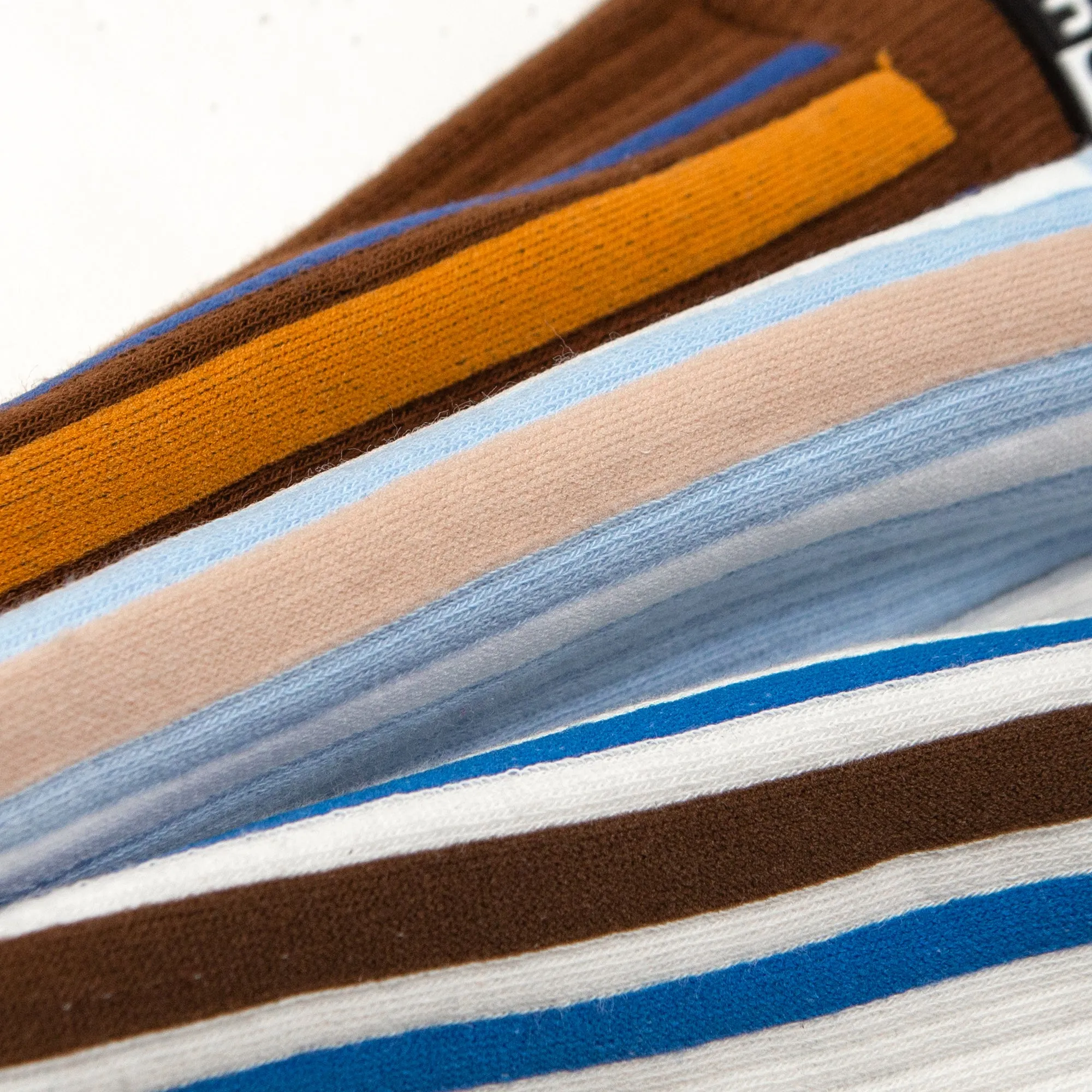 Three Bands Stripe Mid-Calf Socks