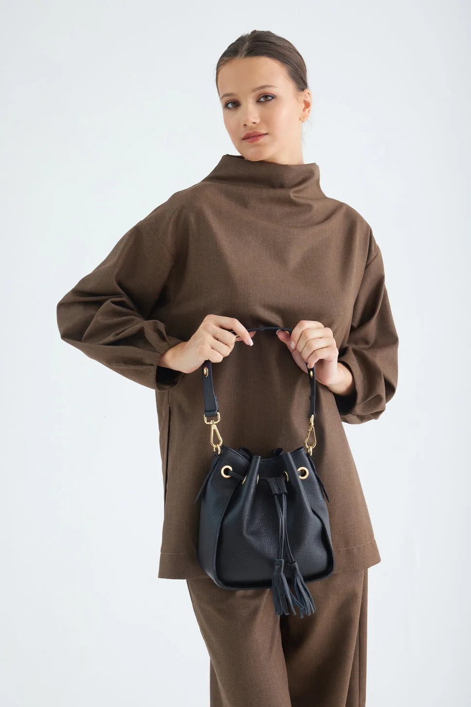 TOTE MIDDLE BLACK