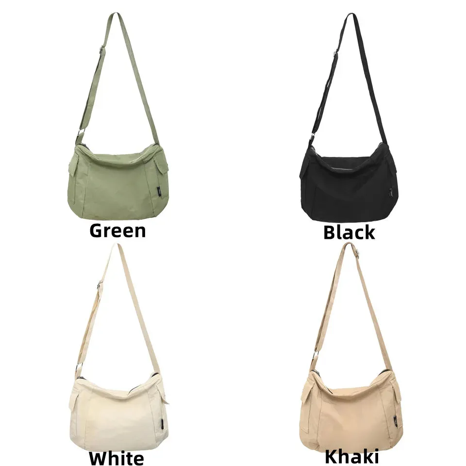 UAKISS  - Casual Shopping Crossbody Bag Fashion Women Totes Shoulder Bags Female Nylon Solid Color Top-handle Bag for Women 2024