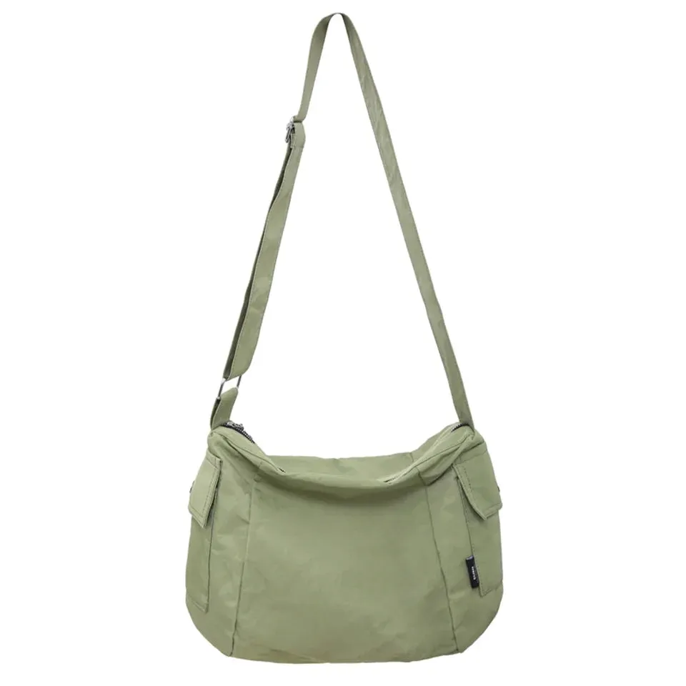 UAKISS  - Casual Shopping Crossbody Bag Fashion Women Totes Shoulder Bags Female Nylon Solid Color Top-handle Bag for Women 2024