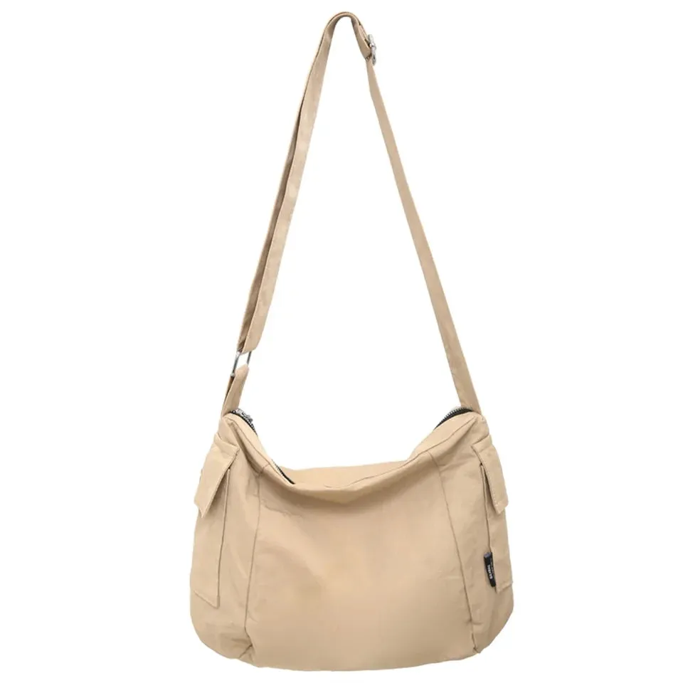 UAKISS  - Casual Shopping Crossbody Bag Fashion Women Totes Shoulder Bags Female Nylon Solid Color Top-handle Bag for Women 2024