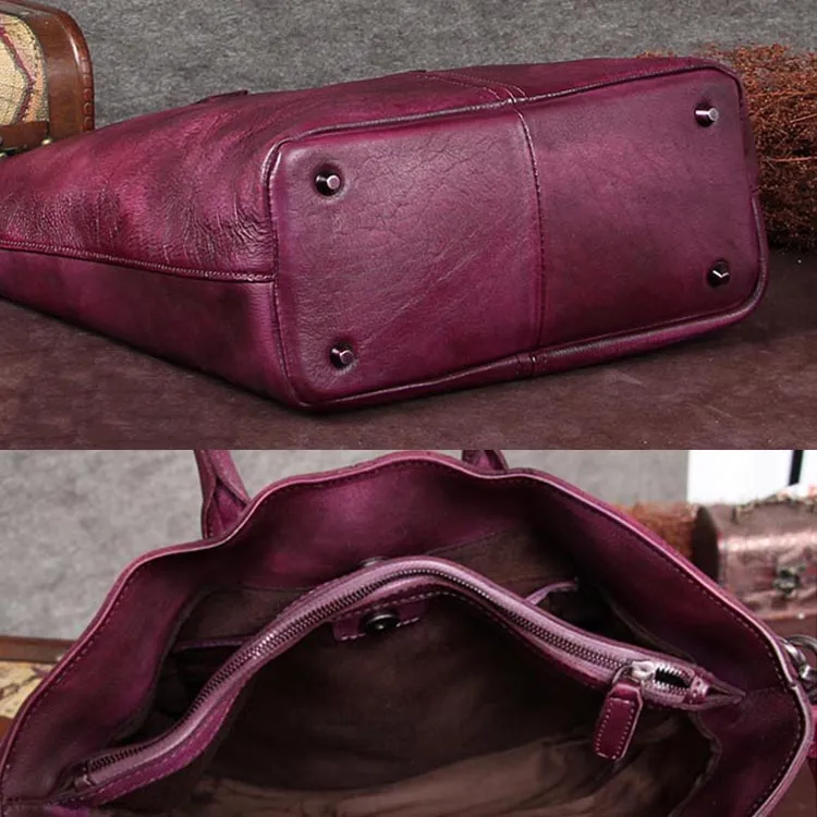 Vintage Leather Womens Tote Bag Leather Shoulder Bag Handbags for Women