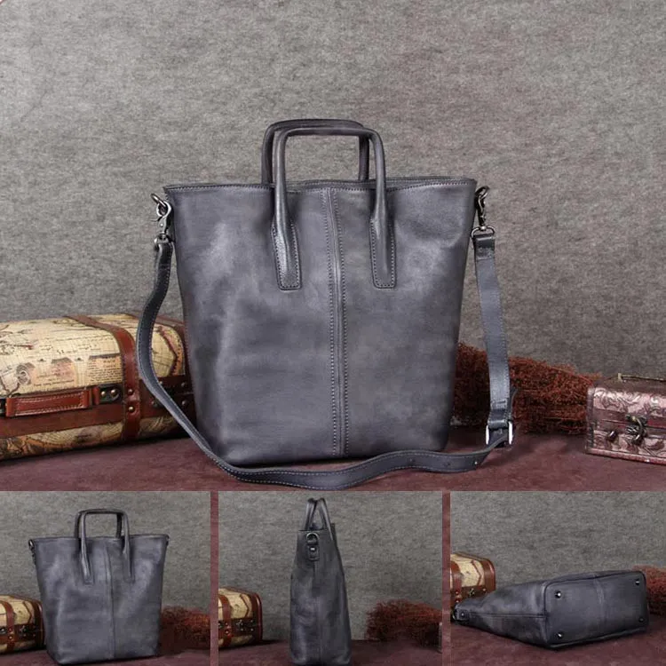 Vintage Leather Womens Tote Bag Leather Shoulder Bag Handbags for Women