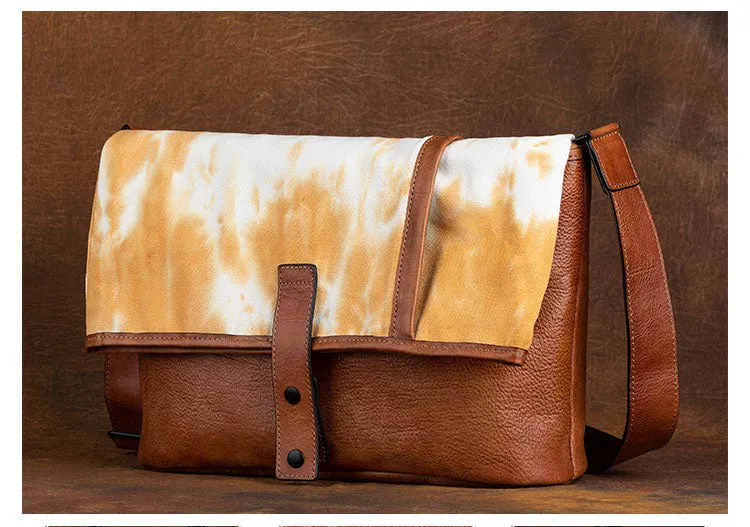 Womens Green Canvas And Leather Crossbody Bag Designer Totes For Women